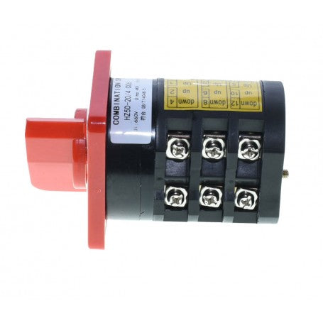 Intrerupator cu 6 Came 0-1 de 20A/4KW, IP42, 660V