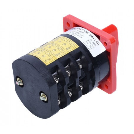 Intrerupator cu Came 1-0-2, 20A/4KW