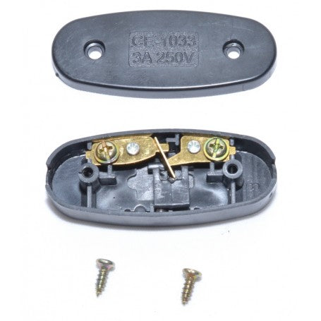 Intrerupator pentru Fir, On/Off, 250V-3A, Plastic + Metal