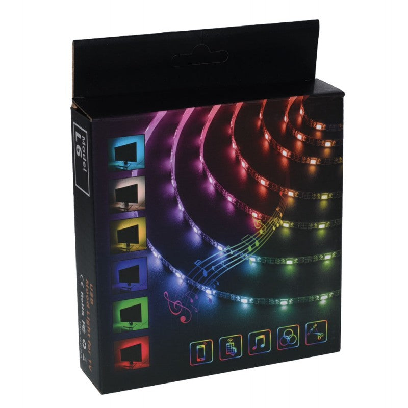 Kit Banda Led RGB TV, Telecomanda + Bluetooth