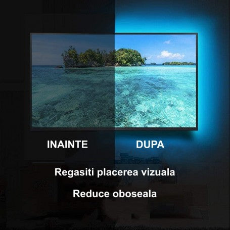 Kit Banda Led RGB pentru TV 3m USB