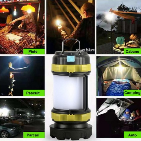 Lampa Felinar Multifunctionala T6-100W