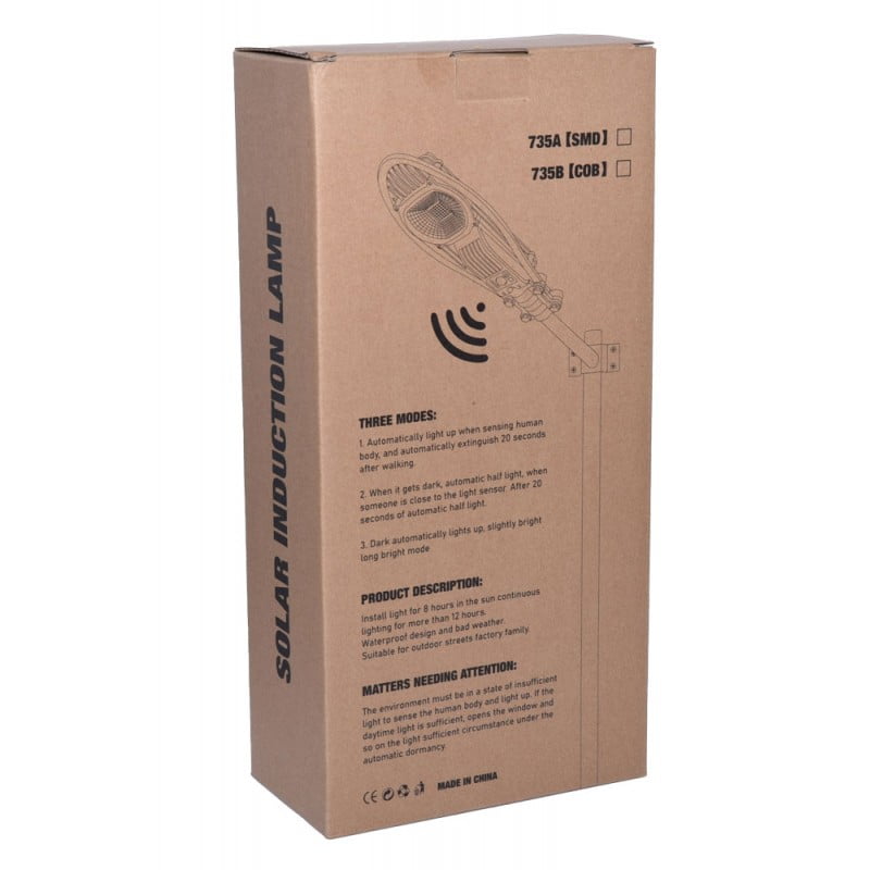 Lampa Solara 50W cu Senzor si Telecomanda