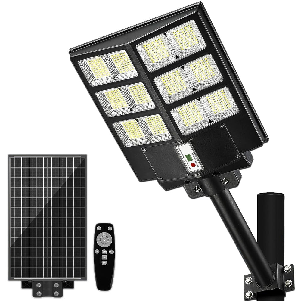 Lampa Solară 600W cu Panou Solar Monocristalin, 480 LED-uri, Bară + Telecomandă, ClassLights