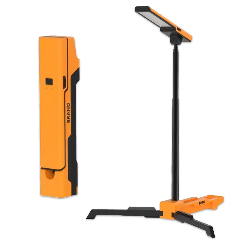 Lampă de Lucru Profesională, Pliabilă, Ușor de transportat, Acumulator 5200mah, LED 1500 lumeni, Classlights