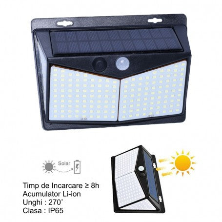 Lampa de Perete Solara cu 208 Led-uri