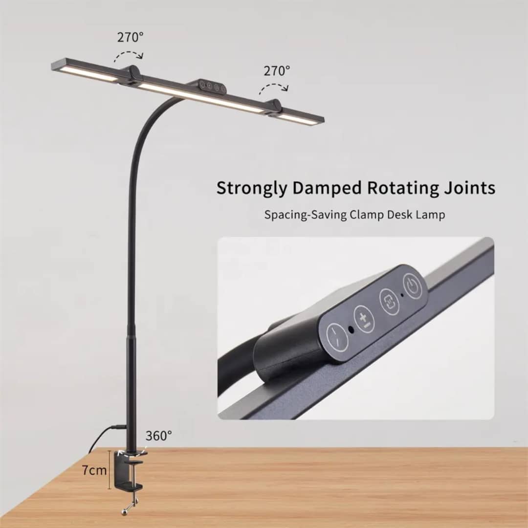 Lampă LED Birou 24W, 3 Culori, Reglabilă, Classlights