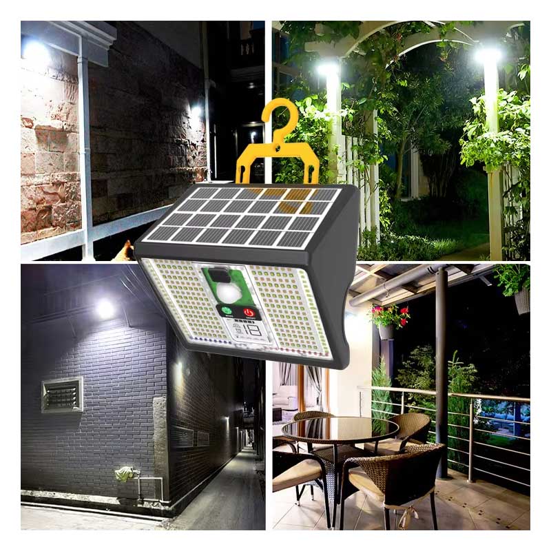 Lampă solară LED cu senzor, cârlig și magnet Classlights