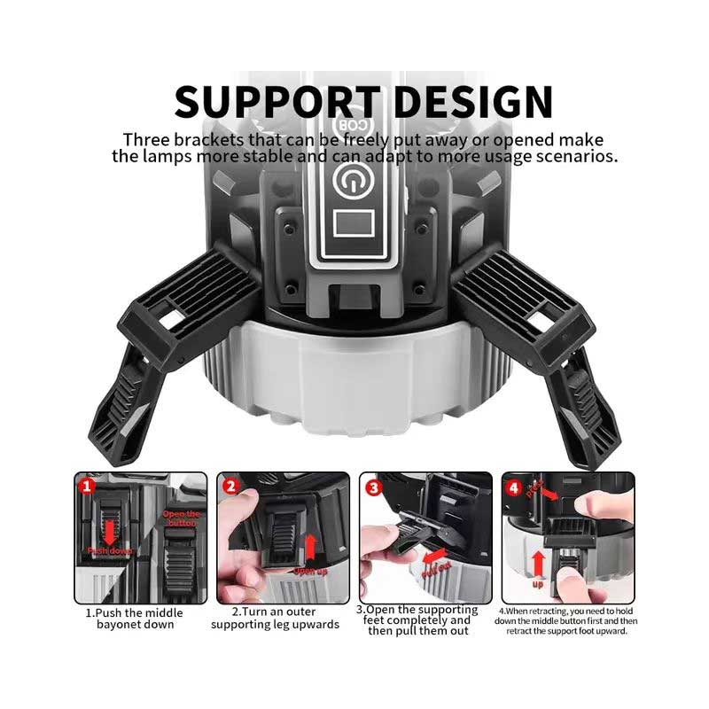 Lanternă Premium LED Multifuncțională 3 în 1 Classlights, 2500lm