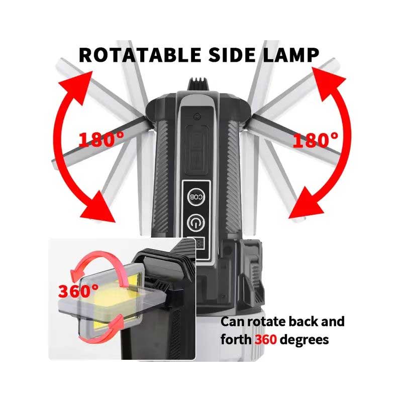 Lanternă Premium LED Multifuncțională 3 în 1 Classlights, 2500lm