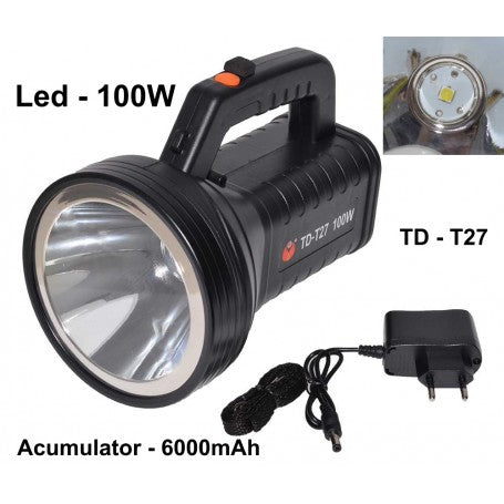 Lanterna Profesionala 100W 3 Faze T27