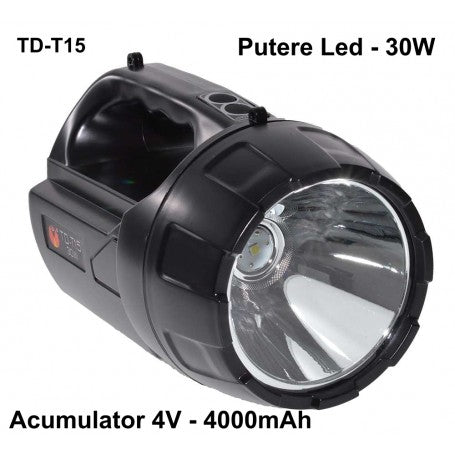 Lanterna Profesionala 30W cu 3 Faze T15