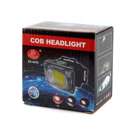 Lanterna de Cap 1 led Cob 5W cu 3 faze