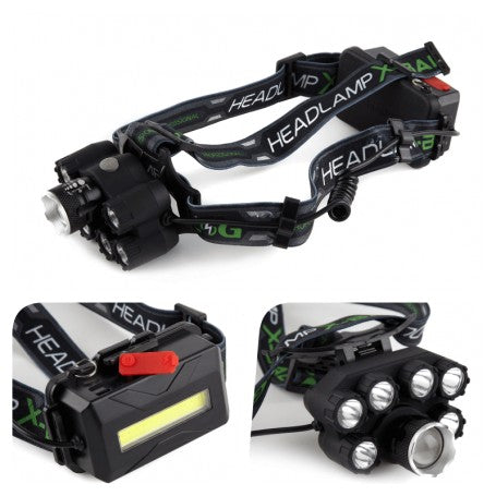 Lanterna de Cap cu 7 Led-uri XT6 CREE