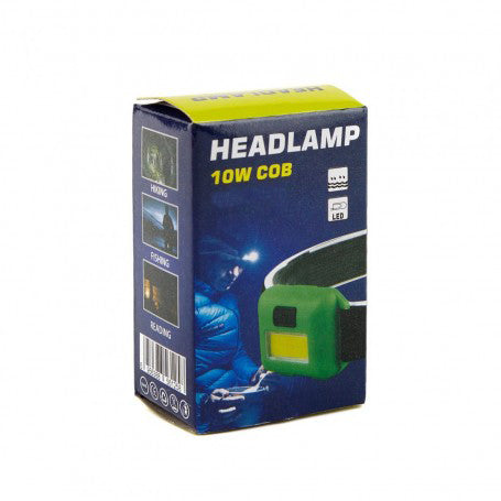 Lanterna de cap Mini Led Cob 10W