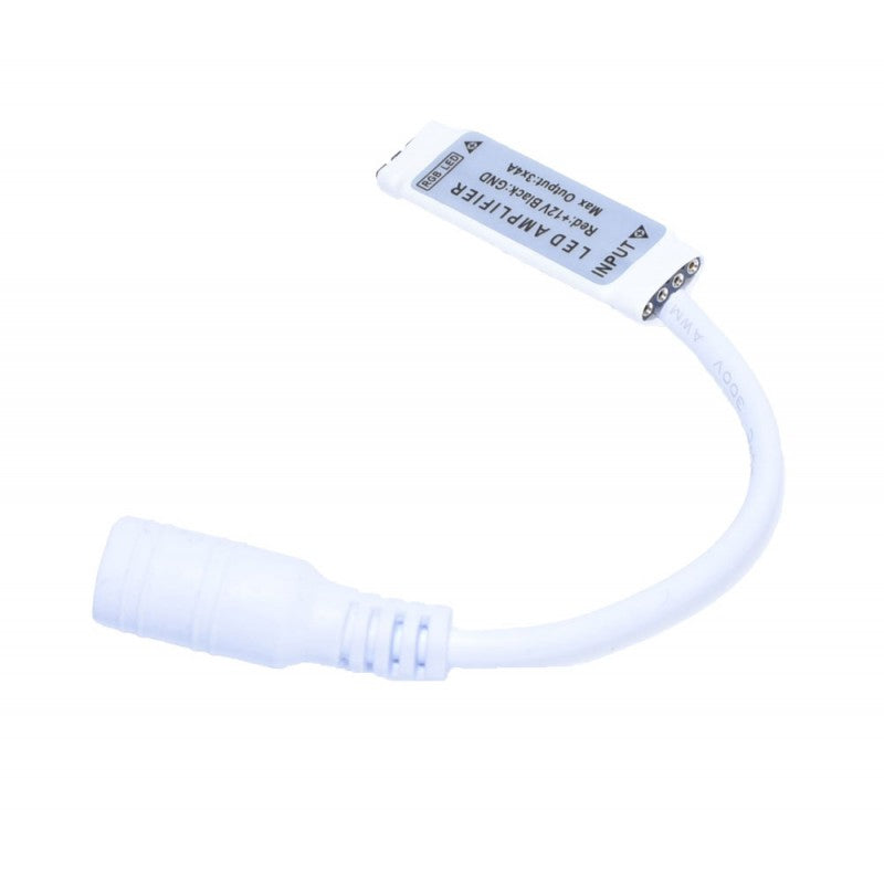 Mini-Amplificator LED RGB 12V cu Mufa