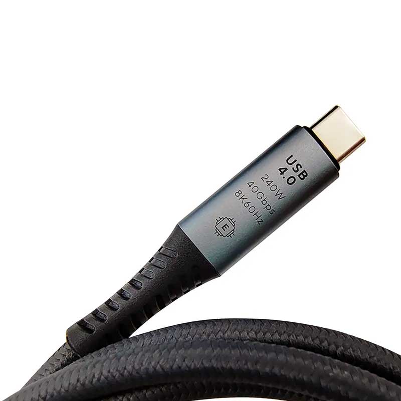 Cablu Inteligent USB Tip C 4.0 cu Display, putere 40Gbps/240W, rezolutie 8K - 1M, ElectroAZ