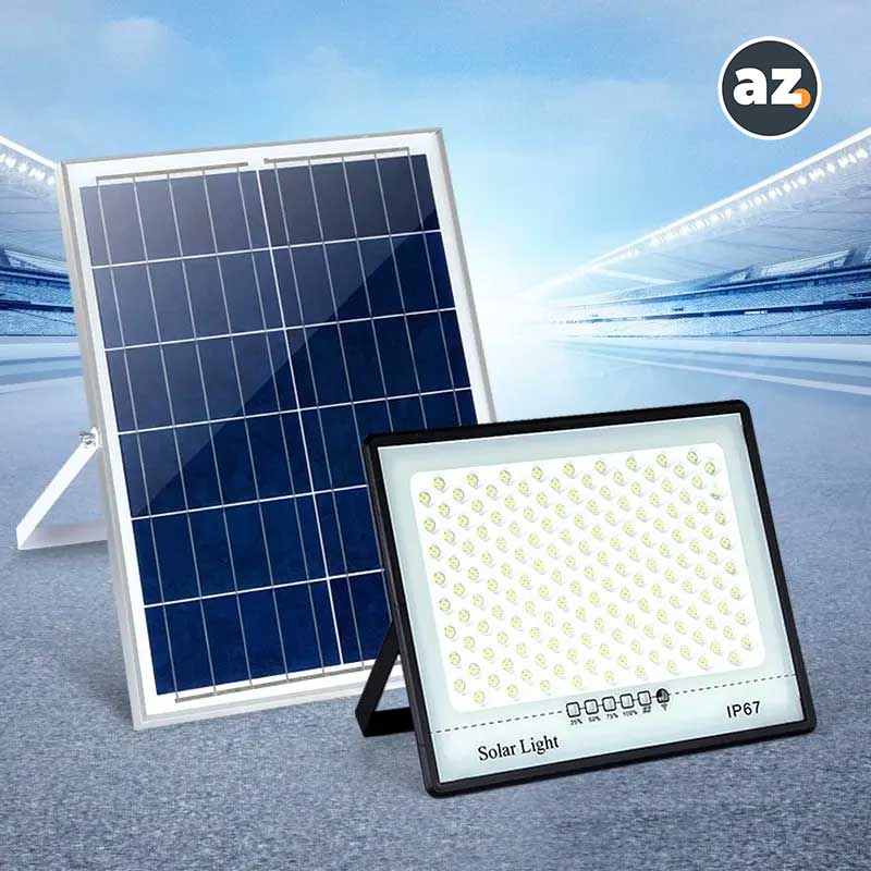 Proiector Solar Led 100W, Kit Complet, Ip67