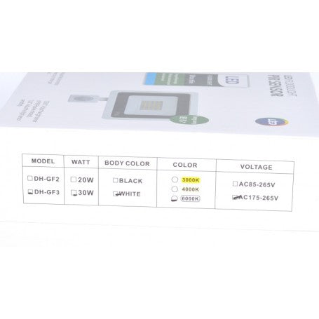 Proiector Slim LED cu Senzor 220V-30W