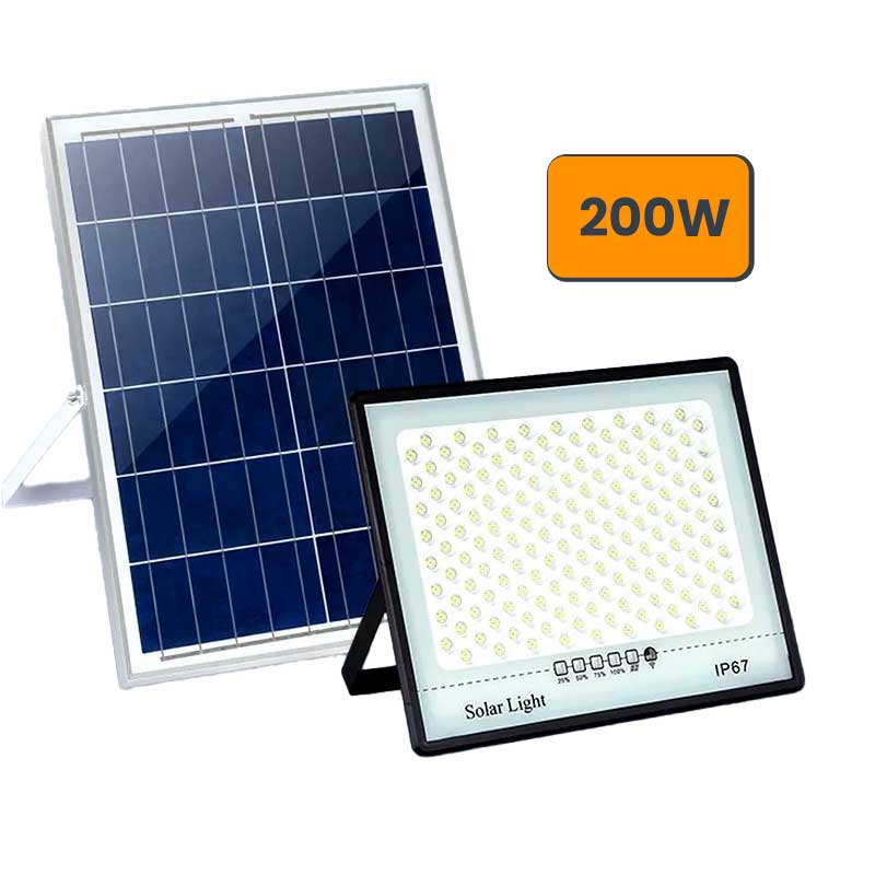 Proiector Solar Led 300W, Kit Complet, Ip67