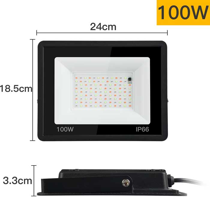 Proiector Led RGB - 220V, cu Telecomanda, Putere 100W ElectroAZ