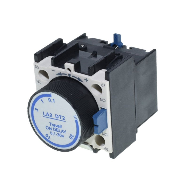 Releu Auxiliar (Timer Contactor) LA2 DT2 0,1-30Sec
