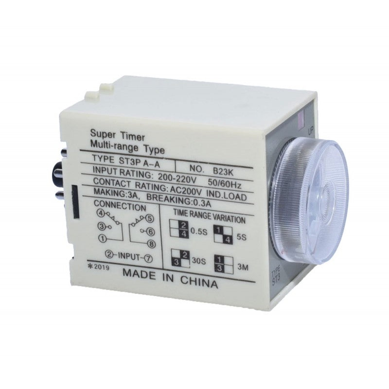 Releu de timp (Temporizator mecanic) 0,5S/5S/30S/3M