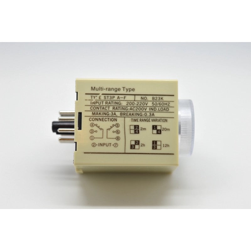 Releu de timp (Temporizator mecanic) 2M/20M/2H/12H