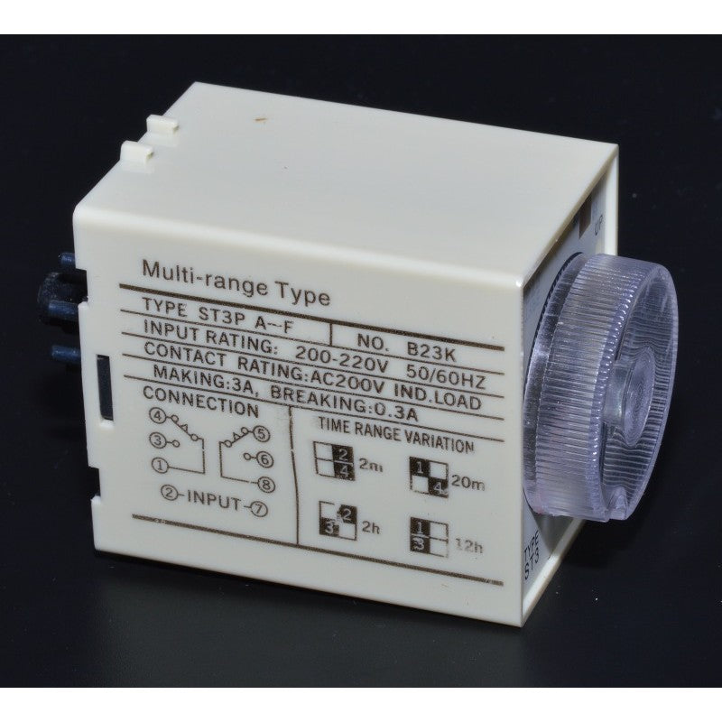 Releu de timp (Temporizator mecanic) 2M/20M/2H/12H