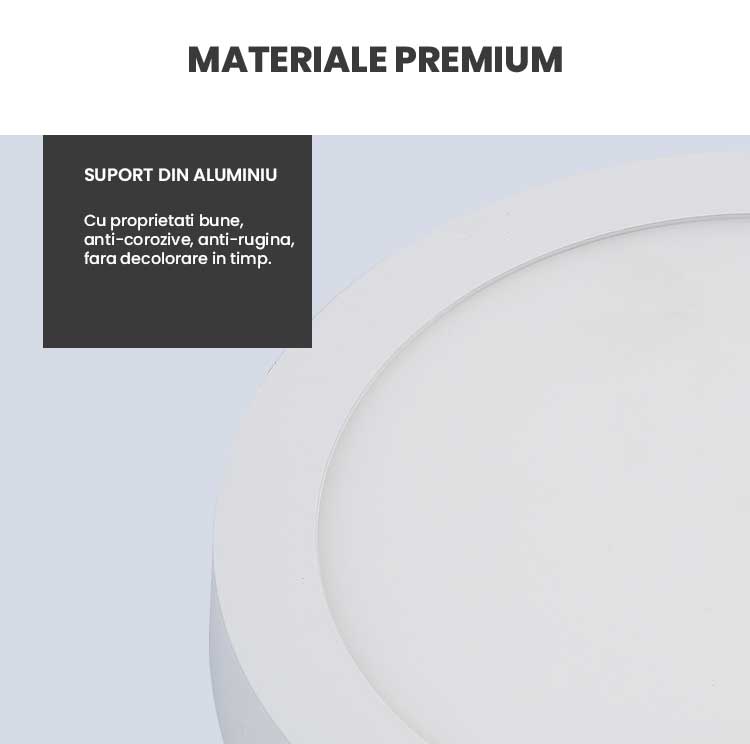 Aplica Led Rotunda,Aparenta, Driver IC inclus, Putere 6W, ElectroAZ