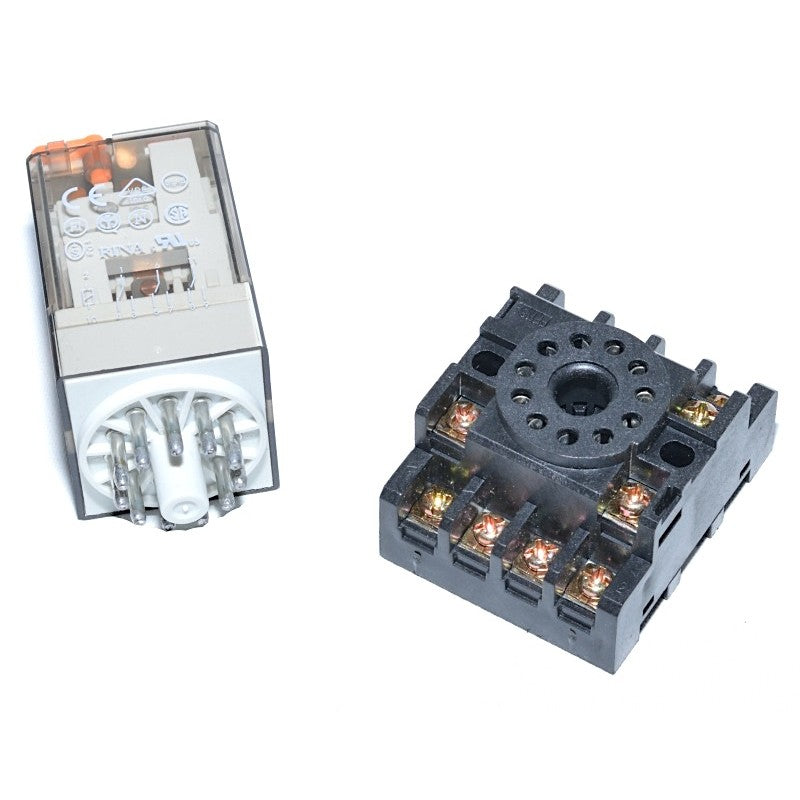 Releu Industrial 24V - AC / 11P, Cu Soclu, 11 Pini