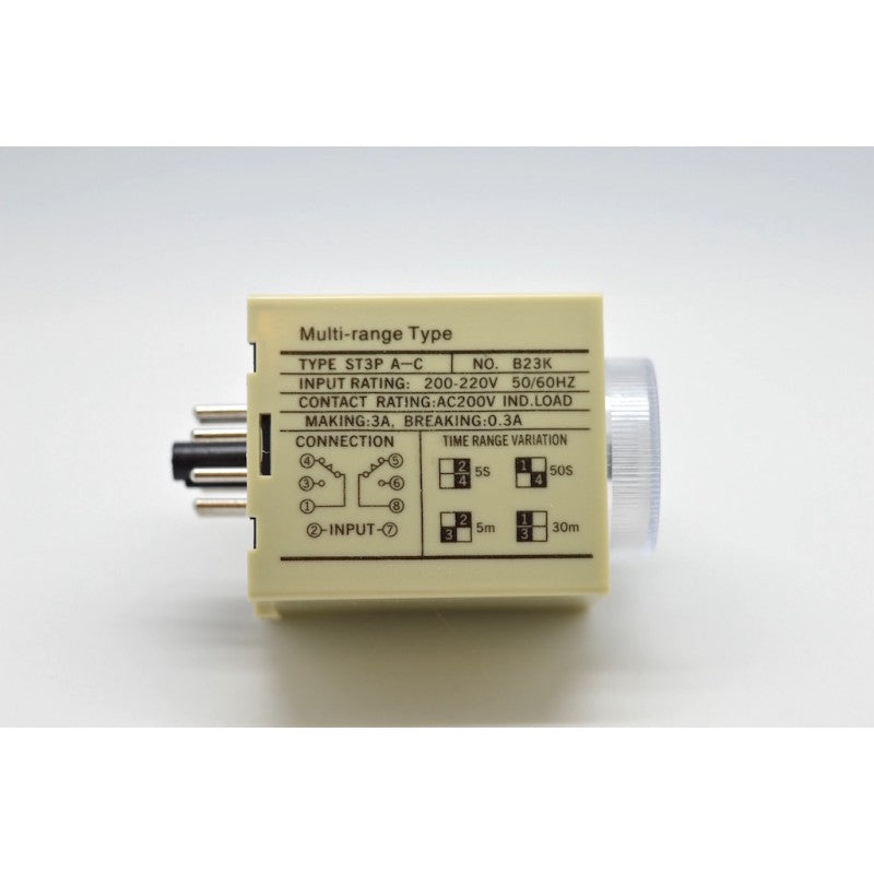 Releu de timp (Temporizator mecanic) 0,5S/5S/30S/3M