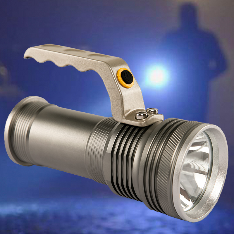 Lanterna de Mana CREE LED 800 Lumeni, Corp Aluminiu, Acumulatori 18650