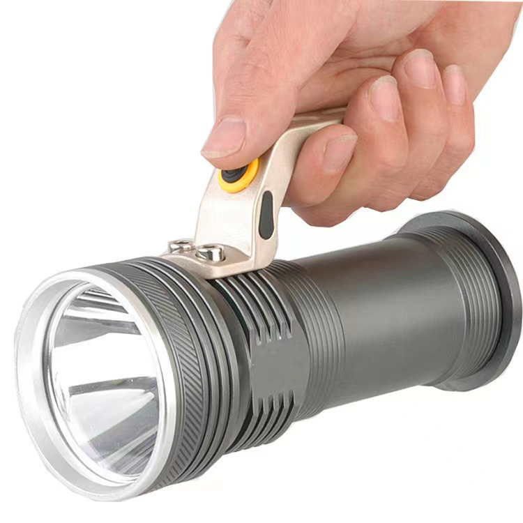Lanterna de Mana CREE LED 800 Lumeni, Corp Aluminiu, Acumulatori 18650