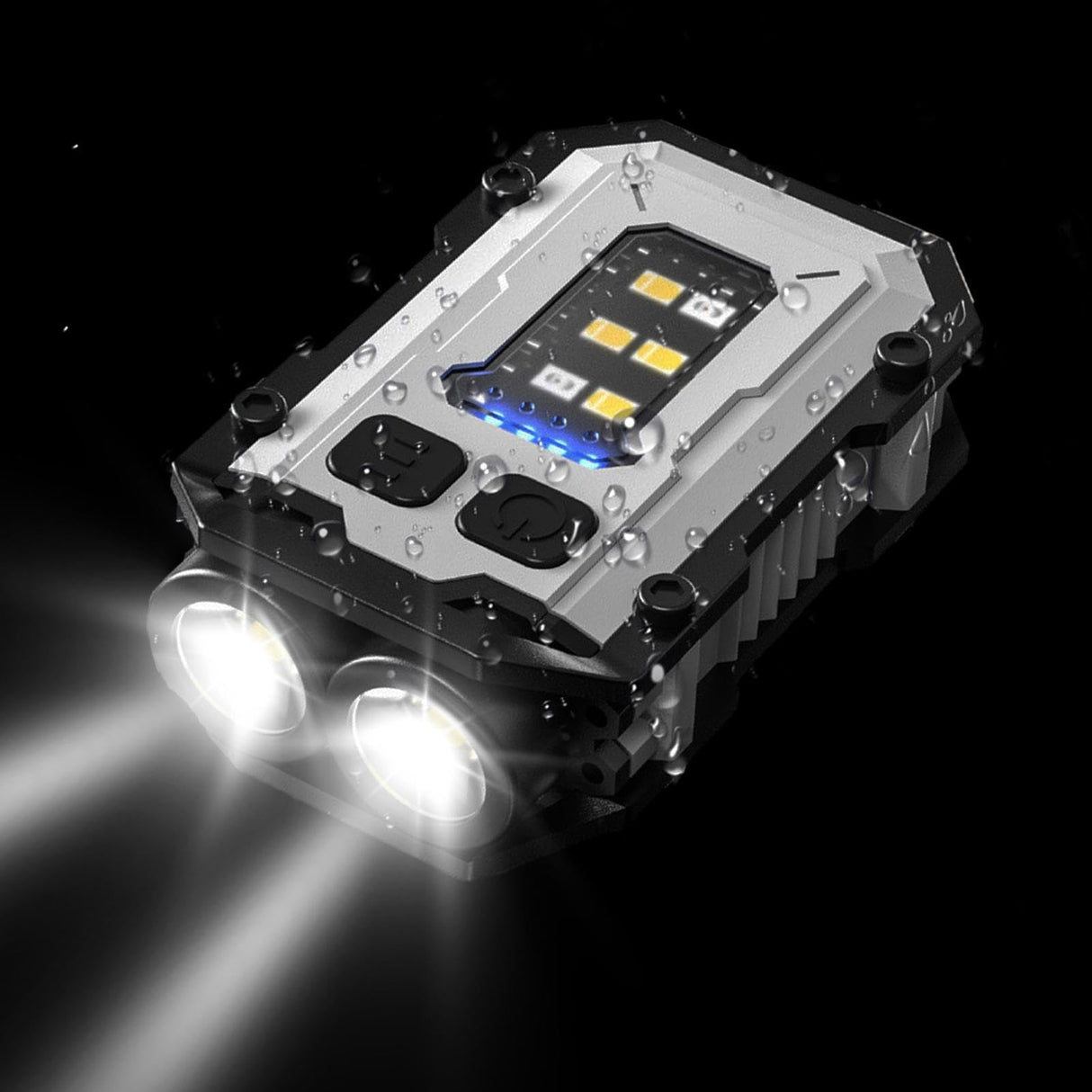 Lanterna Multifunctionala, ABS, Prindere Curea si Breloc - ABS