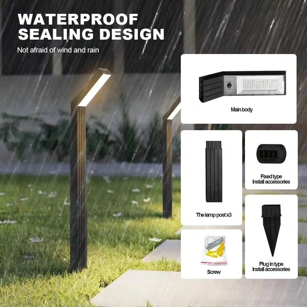 Lampa Solara LED pentru Gradina, Inaltime Reglabila, IP65