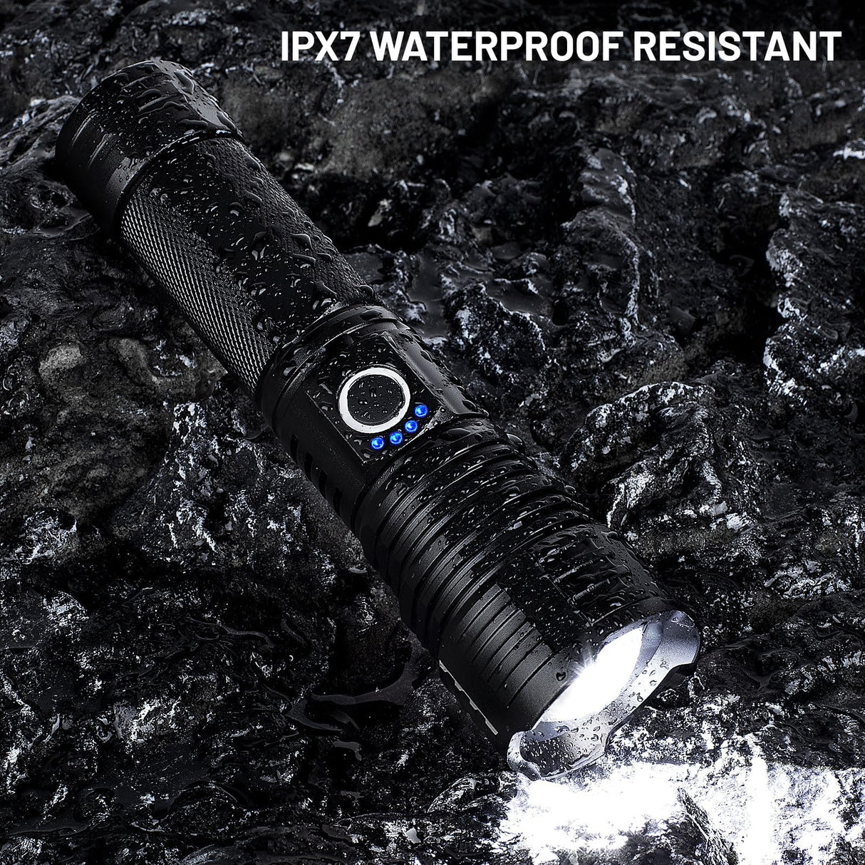 Lanterna Profesionala XH71 P50, 2000 Lumeni, Zoom, USB, Acumulator Inclus