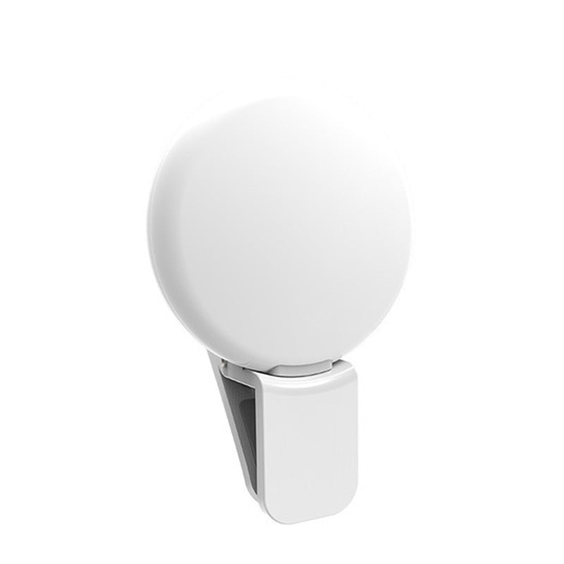Mini Lampa LED Circulara Selfie pentru Telefon, Reincarcabila - Roz