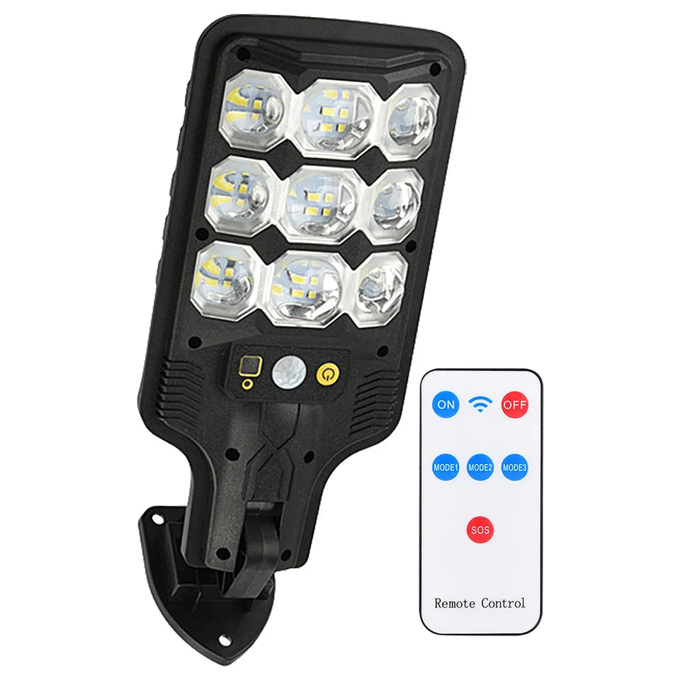 Lampa Stradala Solara cu Senzor de Miscare si Telecomanda