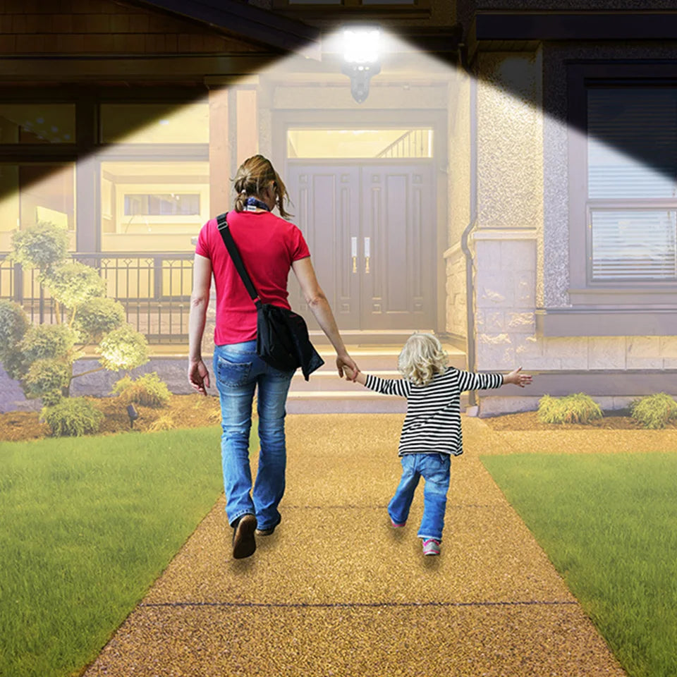 Lampa Stradala Solara cu Senzor de Miscare si Telecomanda