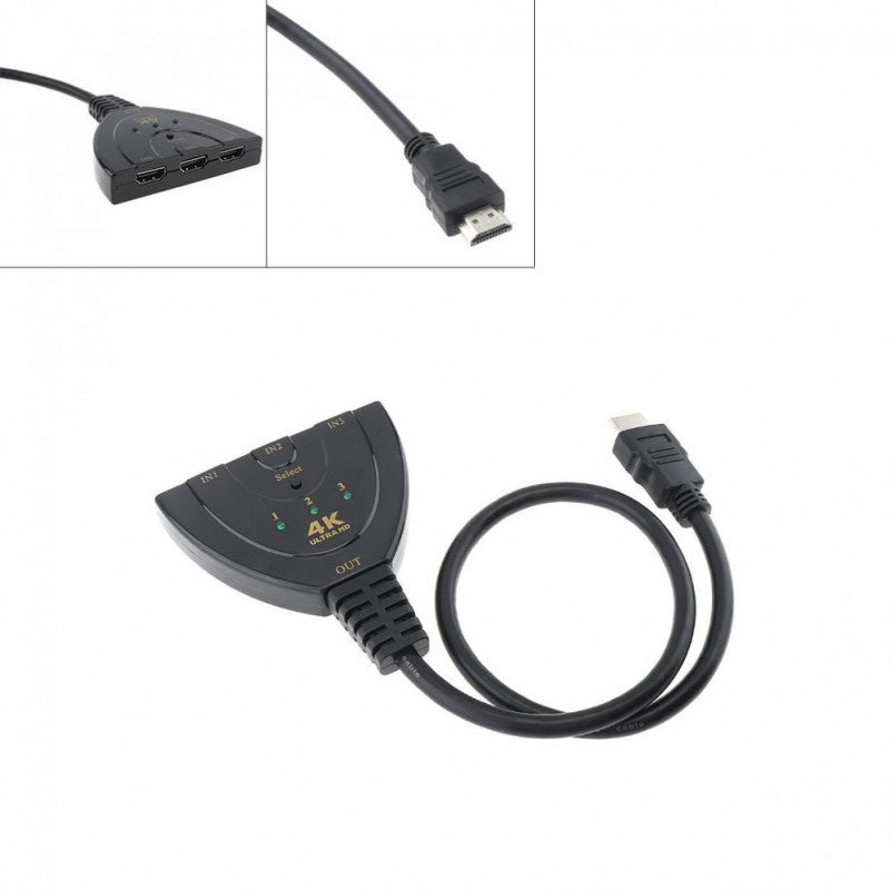 HDMI Switcher 3 IN 1 , 4K / 30 cm