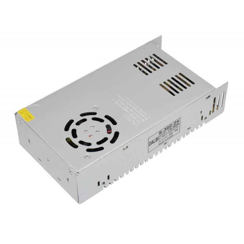 Sursa de Alimentare Slim, Carcasa Metalica, 220V-24V/360W-15A