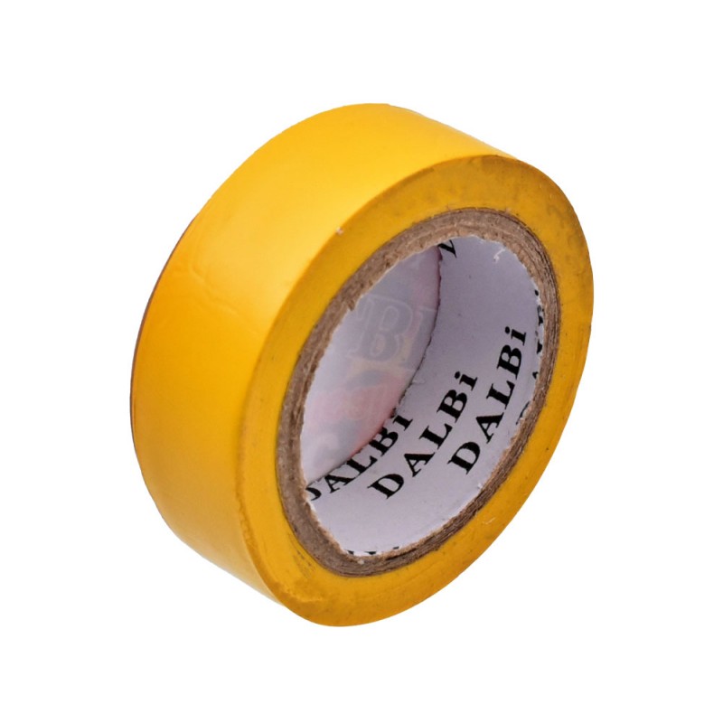 Set 10x Banda izolier Ignifuga, PVC, Latime 19mm, Lungime 10m per Rola, Galben