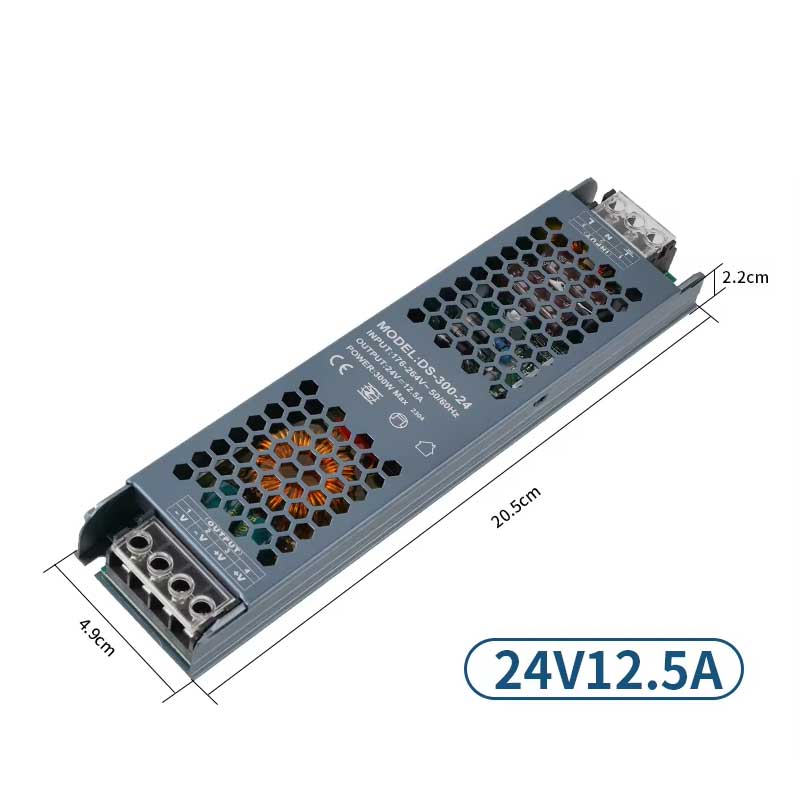 Sursa de Alimentare Premium, 24V, 12.5A, Putere 300W, ElectroAZ