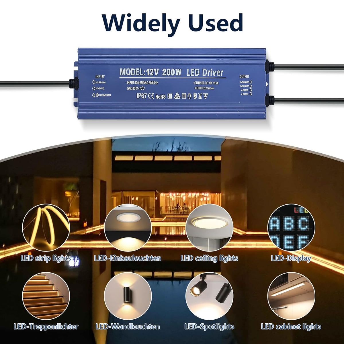 Sursă de Alimentare de Exterior IP67, 24V 6.25A - 150W, ElectroAZ