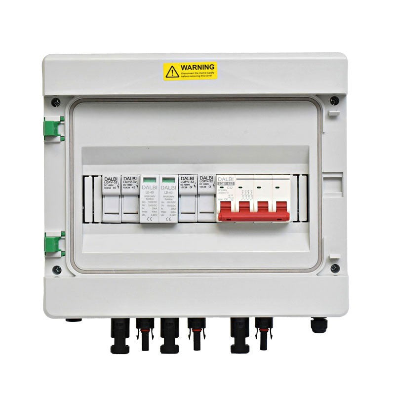 Tablou de Protectie pentru Sisteme Fotovoltaice, 2 String, 1000V DC, HA12