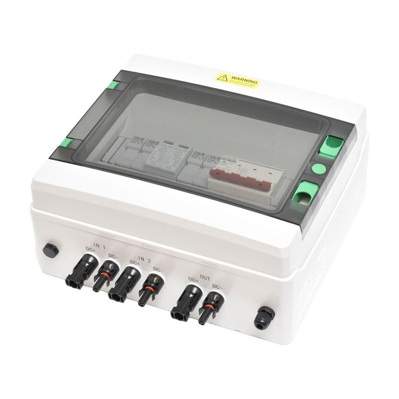 Tablou de Protectie pentru Sisteme Fotovoltaice, 2 String, 1000V DC, HA12