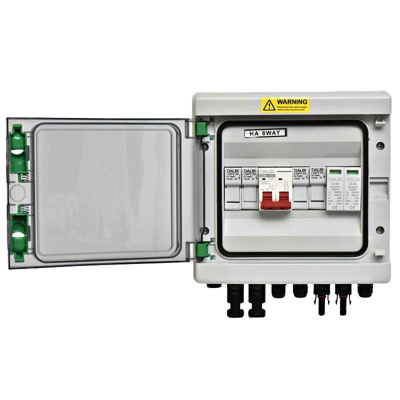 Tablou de Protectie pentru Sisteme Fotovoltaice, 2 String, 500V DC, HA8