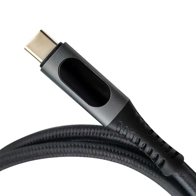 Cablu Inteligent USB Tip C 4.0 cu Display, putere 40Gbps/240W, rezolutie 8K - 1M, ElectroAZ