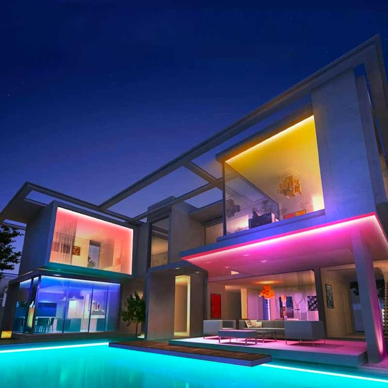 Banda LED COB 576 LED/m - Iluminat RGB, Exterior IP67 - Rola de 5 Metri, ElectroAZ